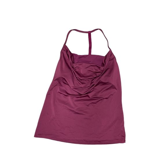 Fabletics Tops - Fabletics, "Liv Tank Top" with Built-in Bra,"Blackberry"/Purple/Red, Medium,Used